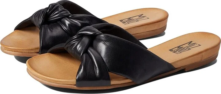 Miz Mooz Aliza Women's Sandals Black : 8 B - Medium, Leather