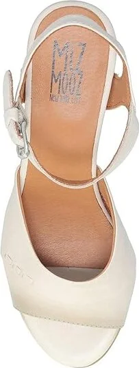 Miz Mooz Annika High Heels Cream : EU 36 (US Women's 5.5-6) B - Medium, Leather - Image 2