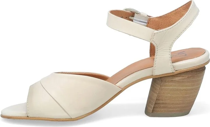 Miz Mooz Annika High Heels Cream : EU 36 (US Women's 5.5-6) B - Medium, Leather - Image 4