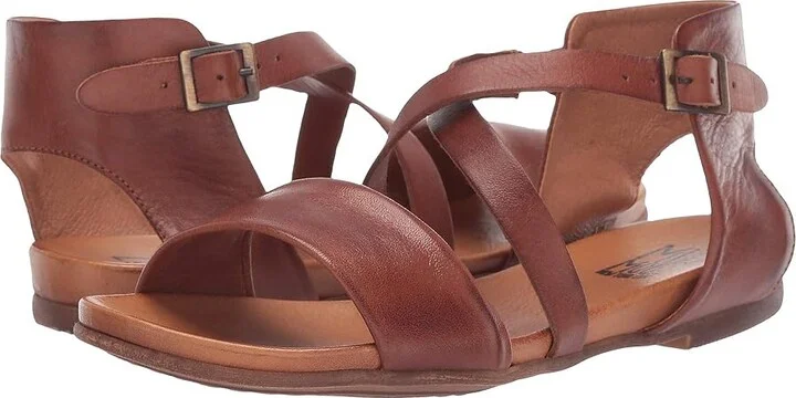 Miz Mooz Aster Women's Sandals Brandy : 6.5 B - Medium, Leather