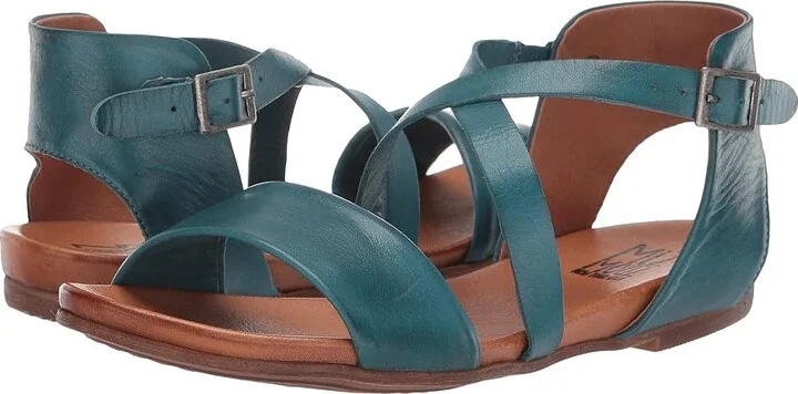 Miz Mooz Aster Women's Sandals Marine : 6 B - Medium, Leather