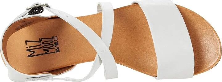 Miz Mooz Aster Women's Sandals White : 6.5 B - Medium, Leather - Image 2