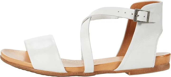 Miz Mooz Aster Women's Sandals White : 6.5 B - Medium, Leather - Image 6