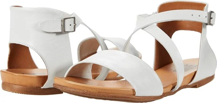 Miz Mooz Aster Women's Sandals White : 6.5 B - Medium, Leather