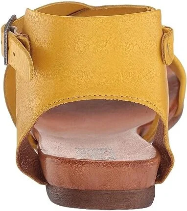 Miz Mooz Aster Women's Sandals Yellow : 7 B - Medium, Leather - Image 5