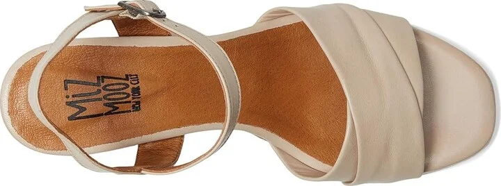 Miz Mooz Bela Women's Sandals Cream : EU 42 (US Women's 10.5-11) B - Medium, Leather - Image 2