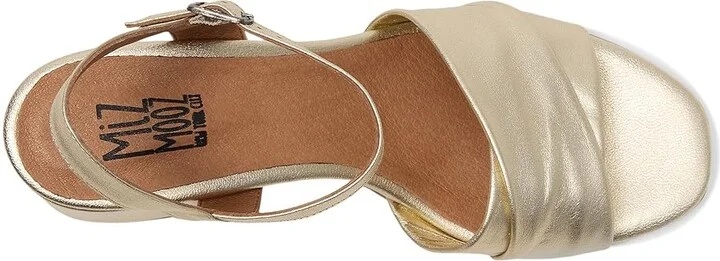 Miz Mooz Bela Women's Sandals Gold : EU 42 (US Women's 10.5-11) B - Medium, Leather - Image 2