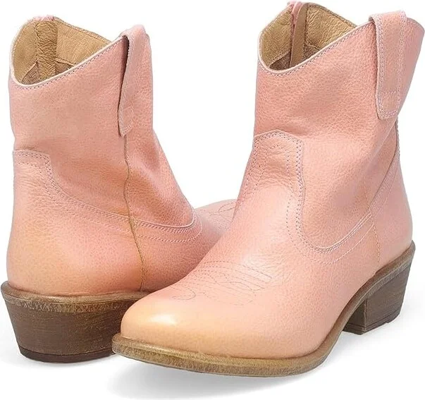 Miz Mooz Carlitos Women's Boots Pink : EU 37 (US Women's 7) B - Medium, Leather