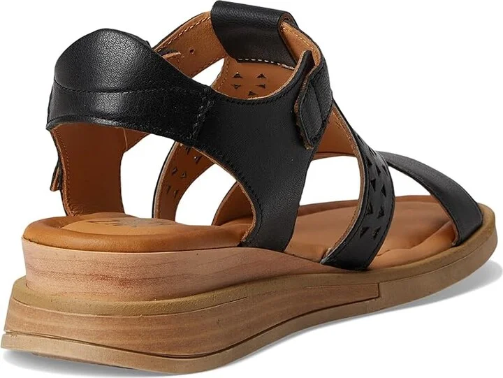 Miz Mooz Chessy Women's Wedge Shoes Black : EU 37 (US Women's 6.5-7) B - Medium, Leather - Image 4