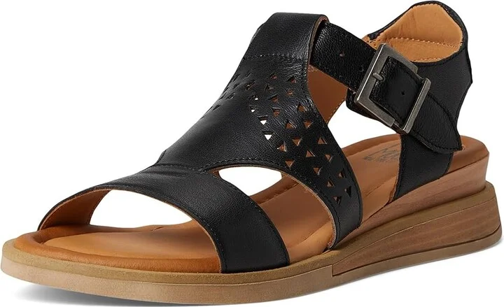 Miz Mooz Chessy Women's Wedge Shoes Black : EU 37 (US Women's 6.5-7) B - Medium, Leather - Image 5