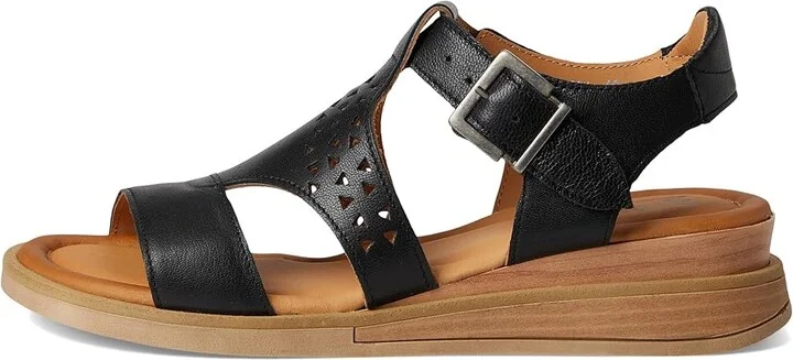Miz Mooz Chessy Women's Wedge Shoes Black : EU 37 (US Women's 6.5-7) B - Medium, Leather - Image 6