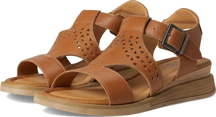 Miz Mooz Chessy Women's Wedge Shoes Brandy : EU 38 (US Women's 7.5-8) B - Medium, Leather
