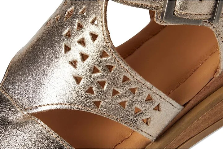 Miz Mooz Chessy Women's Wedge Shoes Champagne : EU 41 (US Women's 9.5-10) B - Medium, Leather - Image 7