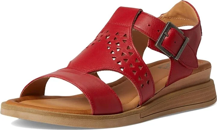 Miz Mooz Chessy Women's Wedge Shoes Red : EU 39 (US Women's 8.5-9) B - Medium, Leather - Image 5