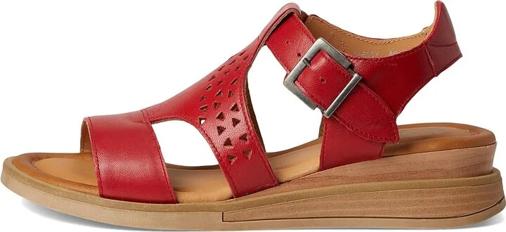 Miz Mooz Chessy Women's Wedge Shoes Red : EU 39 (US Women's 8.5-9) B - Medium, Leather - Image 6