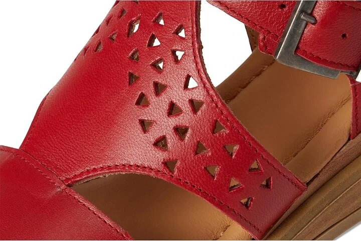 Miz Mooz Chessy Women's Wedge Shoes Red : EU 39 (US Women's 8.5-9) B - Medium, Leather - Image 7