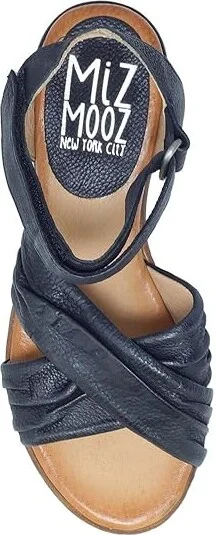 Miz Mooz Collette Women's Sandals Black : EU 36 (US Women's 5.5-6) B - Medium, Leather - Image 2