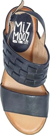 Miz Mooz Constance Women's Sandals Black : EU 36 (US Women's 5.5-6) B - Medium, Leather - Image 2