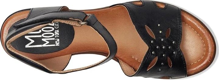 Miz Mooz Corelia Women's Wedge Shoes Black : EU 42 (US Women's 10.5-11) B - Medium, Leather - Image 2