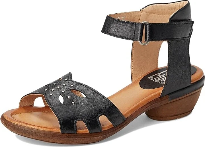 Miz Mooz Corelia Women's Wedge Shoes Black : EU 42 (US Women's 10.5-11) B - Medium, Leather - Image 5