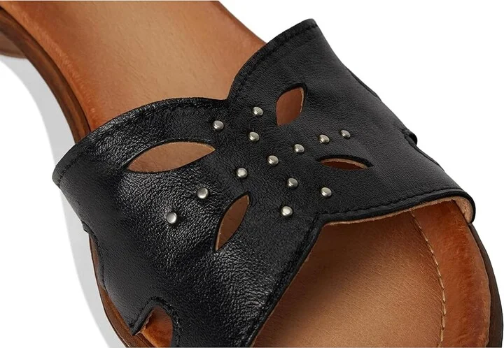 Miz Mooz Corelia Women's Wedge Shoes Black : EU 42 (US Women's 10.5-11) B - Medium, Leather - Image 7