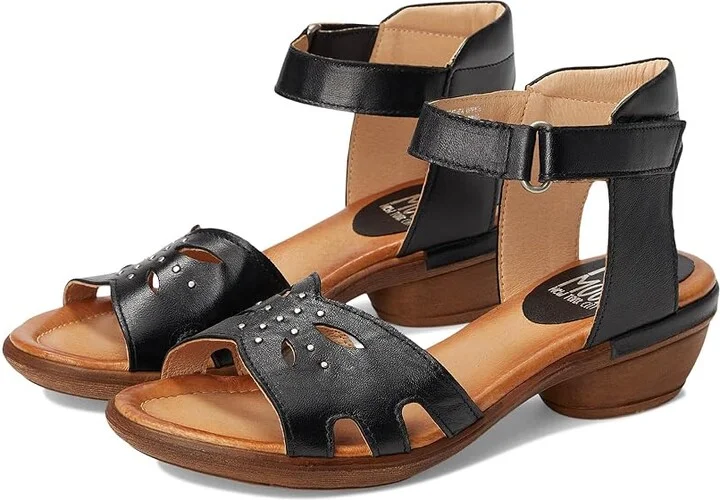Miz Mooz Corelia Women's Wedge Shoes Black : EU 42 (US Women's 10.5-11) B - Medium, Leather