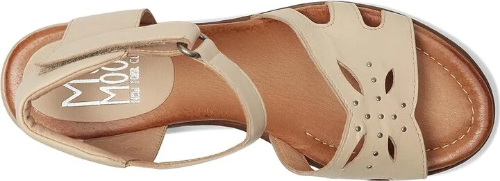 Miz Mooz Corelia Women's Wedge Shoes Cappuccino : EU 42 (US Women's 10.5-11) B - Medium, Leather - Image 2