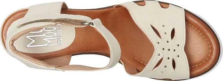 Miz Mooz Corelia Women's Wedge Shoes Linen : EU 42 (US Women's 10.5-11) B - Medium, Leather - Image 2