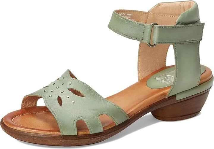 Miz Mooz Corelia Women's Wedge Shoes Sage : EU 40 (US Women's 9-9.5) B - Medium, Leather - Image 5