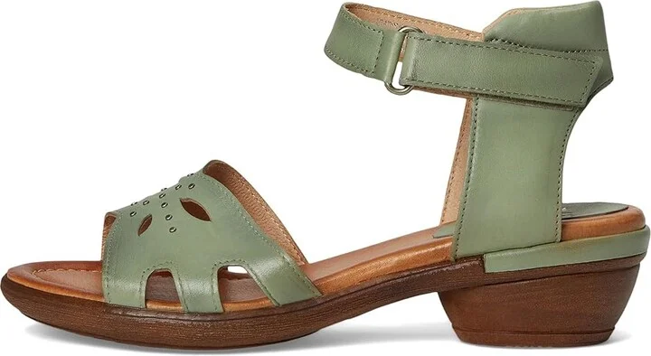 Miz Mooz Corelia Women's Wedge Shoes Sage : EU 40 (US Women's 9-9.5) B - Medium, Leather - Image 6