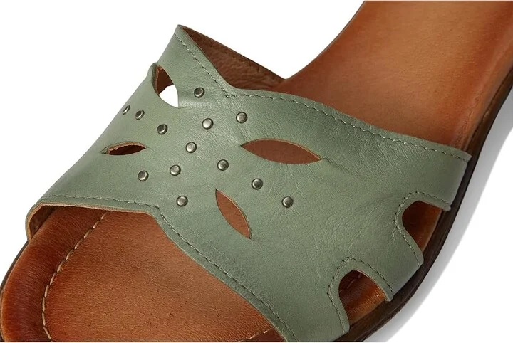 Miz Mooz Corelia Women's Wedge Shoes Sage : EU 40 (US Women's 9-9.5) B - Medium, Leather - Image 7