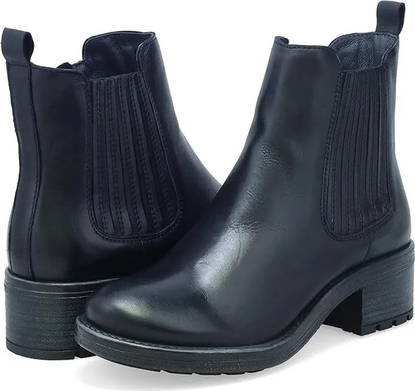 Miz Mooz Cristin Women's Boots Black : EU 41 (US Women's 9.5-10) B - Medium, Leather/Microfiber