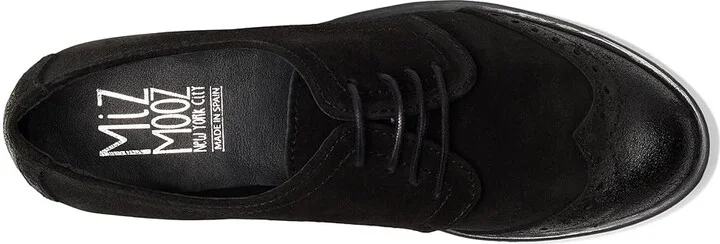Miz Mooz Dan Women's Flat Shoes Black : EU 41 (US Women's 9.5-10) B - Medium, Leather/Rubber/Suede - Image 2