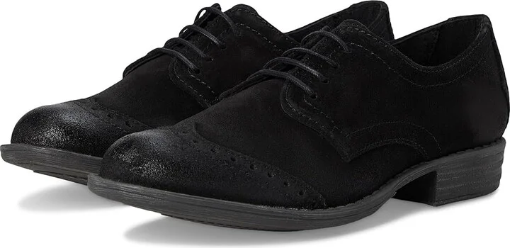 Miz Mooz Dan Women's Flat Shoes Black : EU 41 (US Women's 9.5-10) B - Medium, Leather/Rubber/Suede