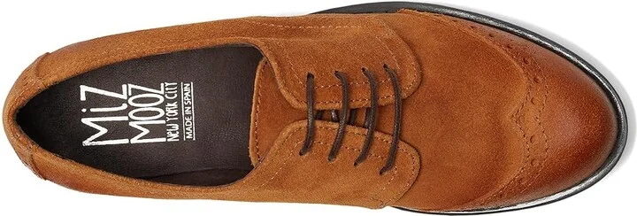 Miz Mooz Dan Women's Flat Shoes Wheat : EU 40 (US Women's 9-9.5) B - Medium, Leather/Rubber/Suede - Image 2