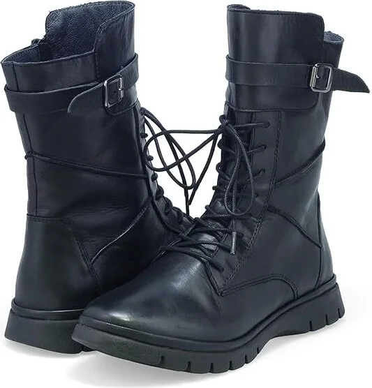 Miz Mooz Deklan Women's Boots Black : EU 36 (US Women's 5.5-6) B - Medium, Leather
