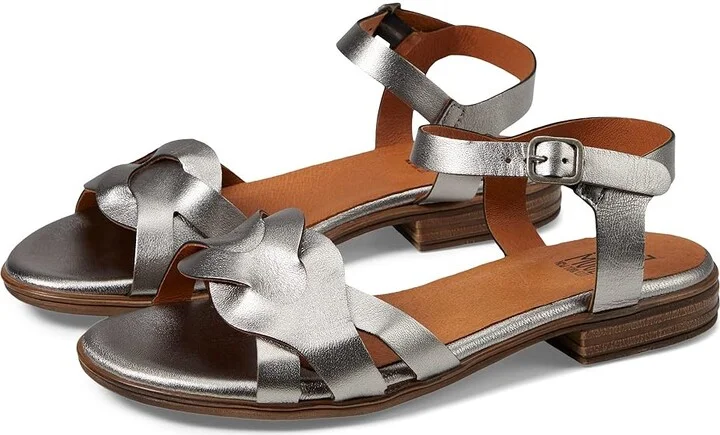 Miz Mooz Demure Women's Shoes Pewter : EU 38 (US Women's 7.5-8) B - Medium, Leather