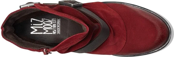Miz Mooz Domenique Women's Boots Merlot Suede : EU 40 (US Women's 9-9.5) B - Medium, Leather - Image 2