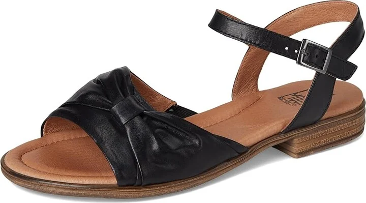 Miz Mooz Dorra Women's Wedge Shoes Black : EU 40 (US Women's 9-9.5) B - Medium, Leather - Image 5