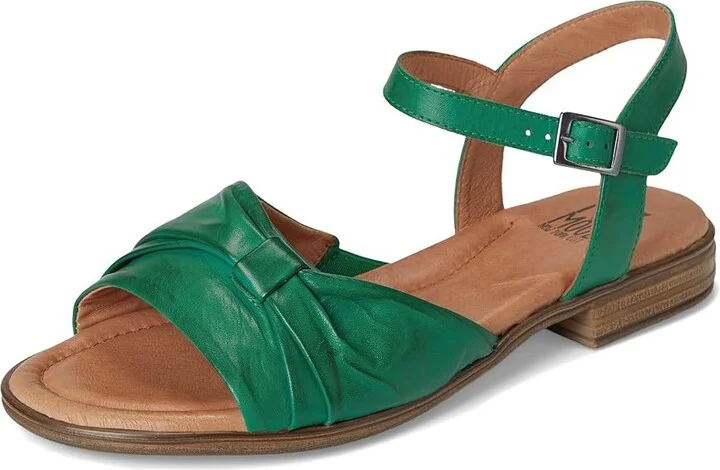 Miz Mooz Dorra Women's Wedge Shoes Emerald : EU 39 (US Women's 8.5-9) B - Medium, Leather - Image 5