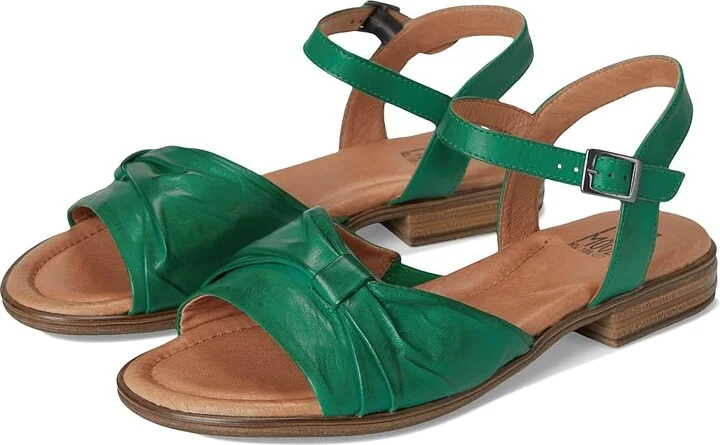 Miz Mooz Dorra Women's Wedge Shoes Emerald : EU 39 (US Women's 8.5-9) B - Medium, Leather