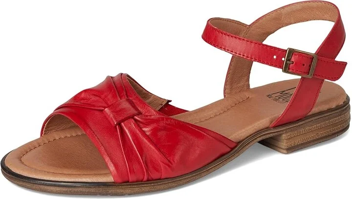 Miz Mooz Dorra Women's Wedge Shoes Red : EU 41 (US Women's 9.5-10) B - Medium, Leather - Image 5