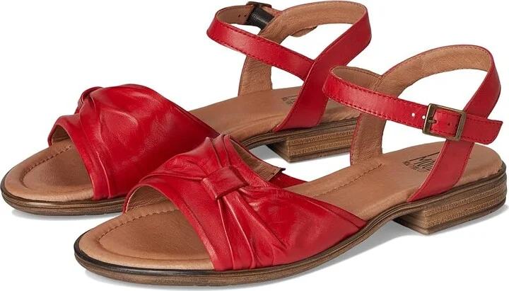 Miz Mooz Dorra Women's Wedge Shoes Red : EU 41 (US Women's 9.5-10) B - Medium, Leather