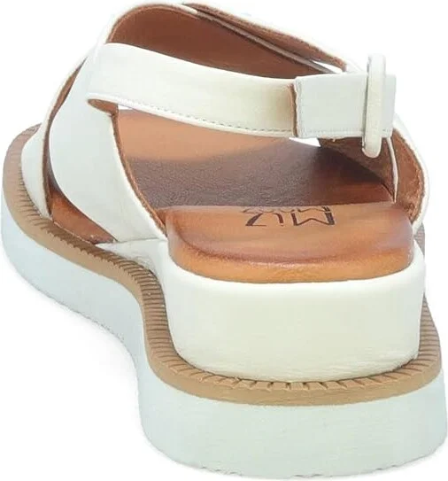 Miz Mooz Ella Women's Dress Sandals Cream : EU 41 (US Women's 9.5-10) B - Medium, Leather - Image 3