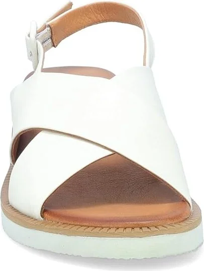 Miz Mooz Ella Women's Dress Sandals Cream : EU 41 (US Women's 9.5-10) B - Medium, Leather - Image 4
