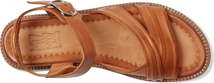 Miz Mooz Emelina Women's Wedge Shoes Brandy : EU 39 (US Women's 8.5-9) B - Medium, Leather - Image 2