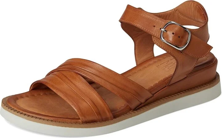 Miz Mooz Emelina Women's Wedge Shoes Brandy : EU 39 (US Women's 8.5-9) B - Medium, Leather - Image 5