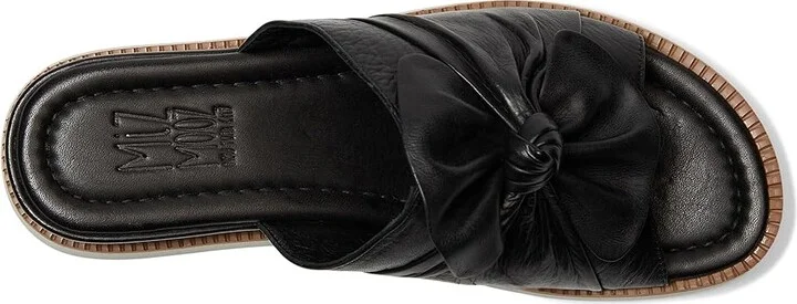 Miz Mooz Evy Women's Wedge Shoes Black : EU 41 (US Women's 9.5-10) B - Medium, Leather - Image 2