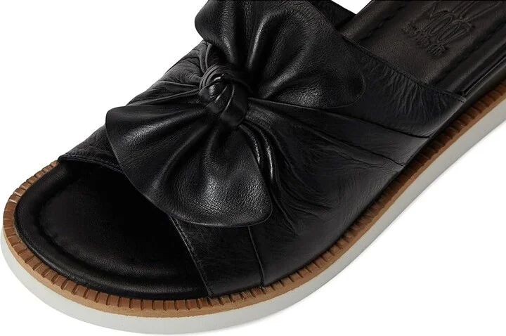 Miz Mooz Evy Women's Wedge Shoes Black : EU 41 (US Women's 9.5-10) B - Medium, Leather - Image 7