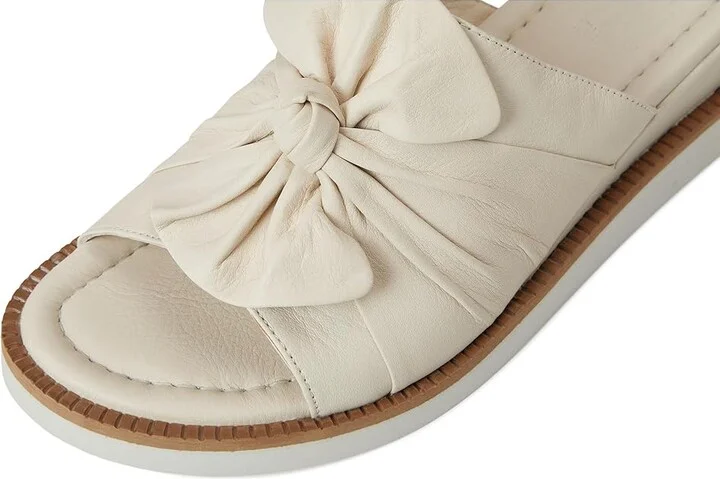 Miz Mooz Evy Women's Wedge Shoes Cream : EU 36 (US Women's 5.5-6) B - Medium, Leather - Image 7